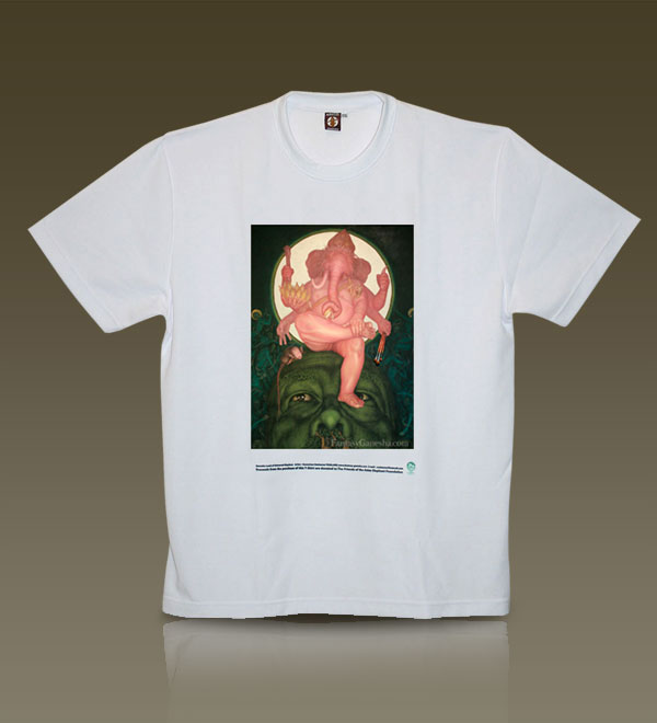 T-Shirt of Painting ganesha