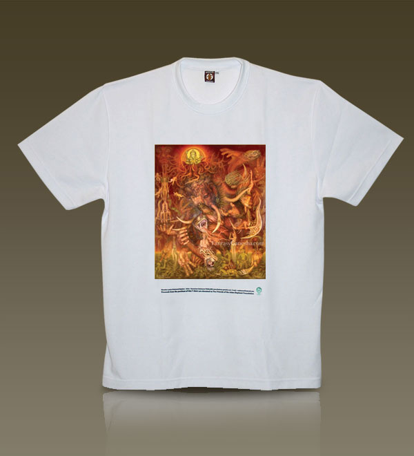 T-Shirt of Painting ganesha